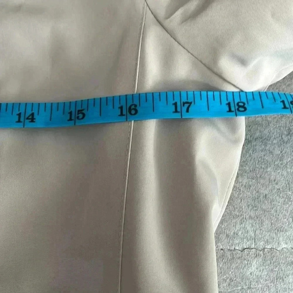 [XS]Anne Klein Double Brested  Trench Jacket Belted - Picture 9 of 12